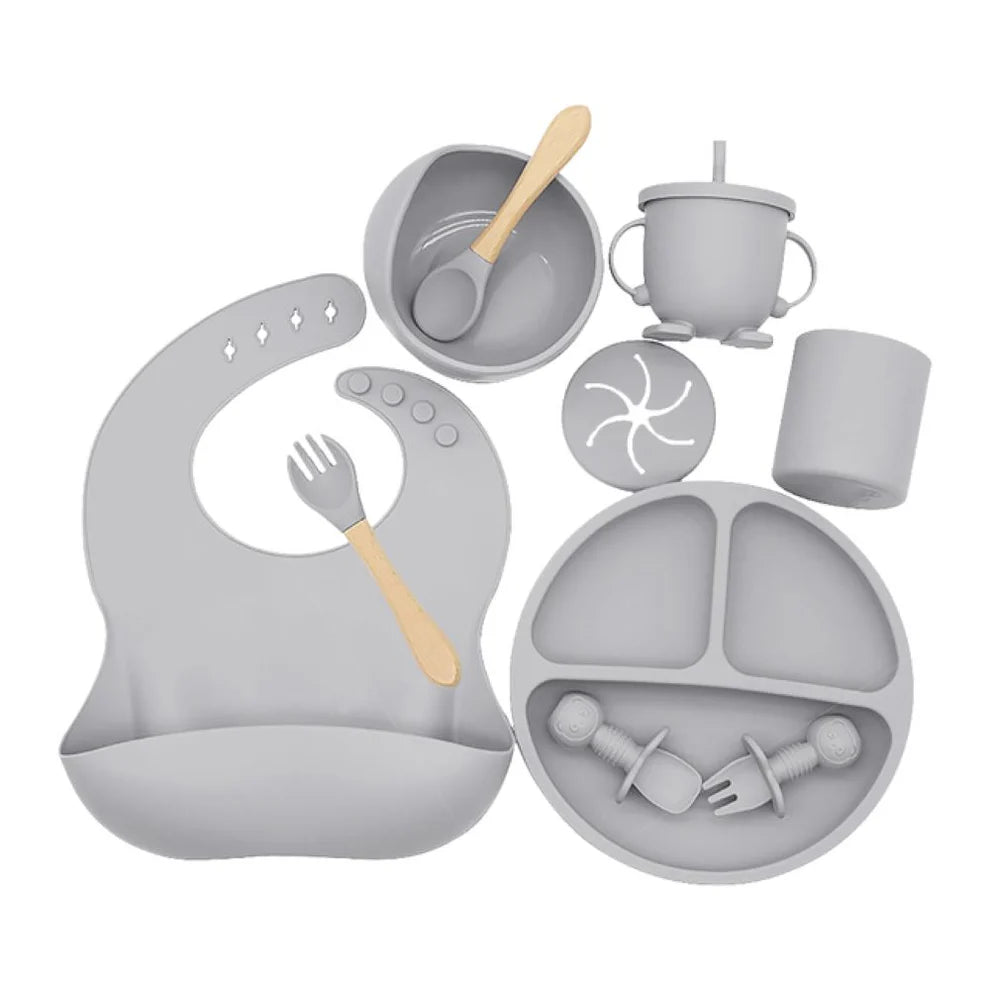 Complete Silicone Baby Feeding Set